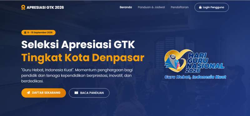 Transformasi Digital Apresiasi GTK 2026: Peran Pengawas Sekolah sebagai Arsitek Inovasi di Denpasar